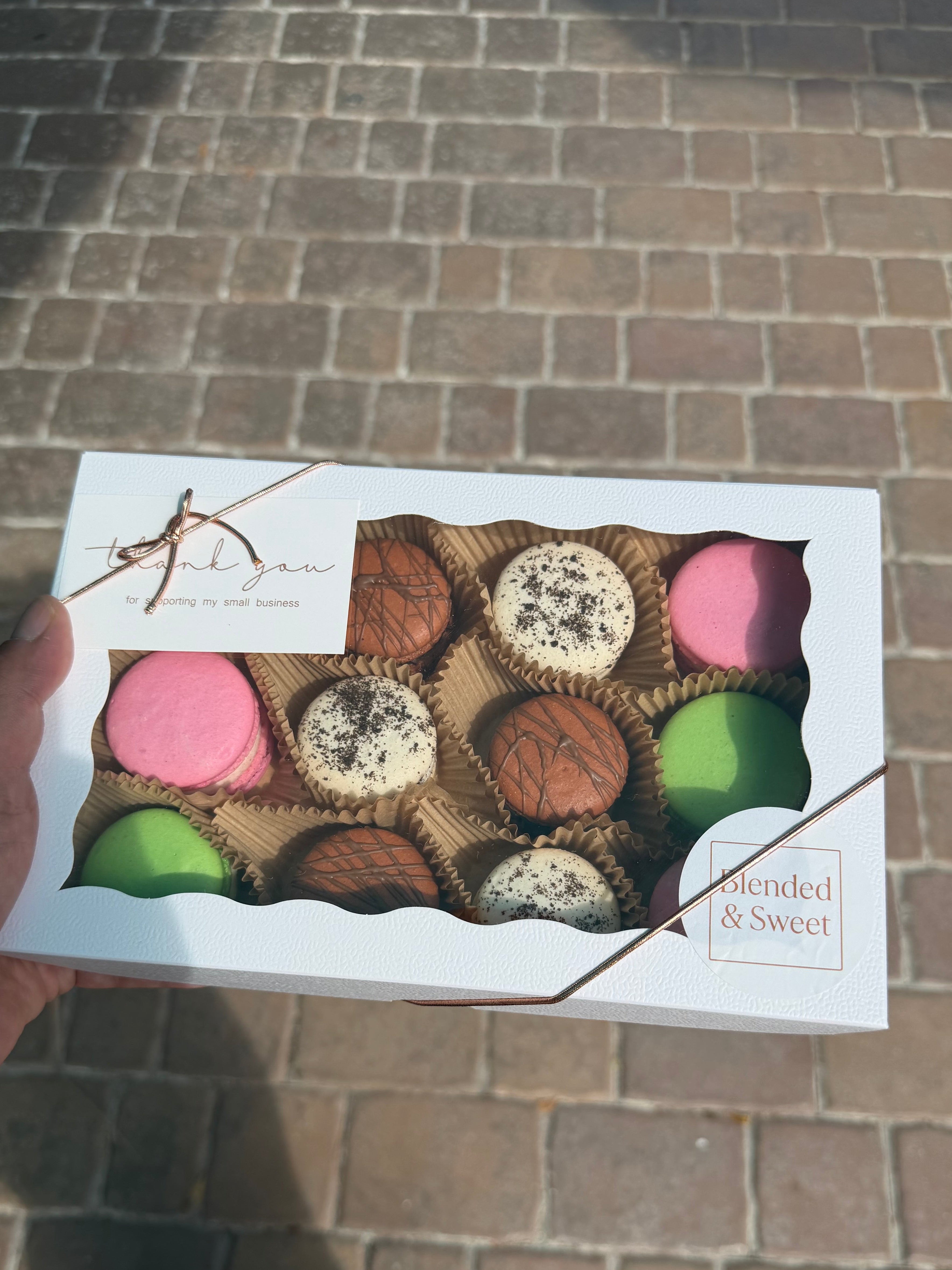 Box of 12 Assorted Macarons
